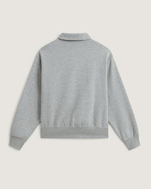 Vans Gray Polo Fleece Pullover for men
