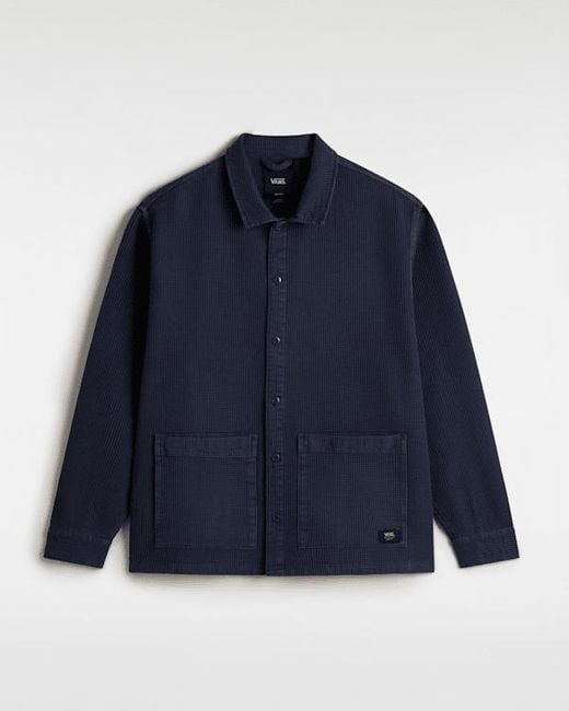 Vans Maywood Dobby Hemdjacke, Herren, Größe in Blue für Herren