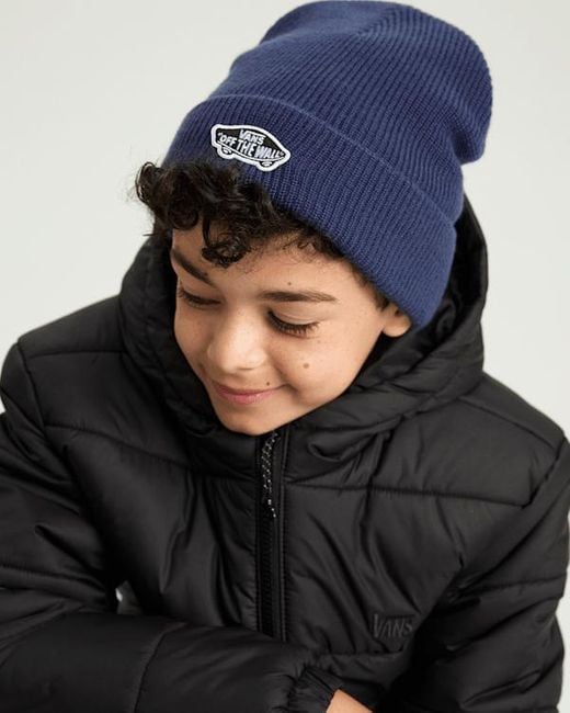 Vans Classic Cuff Beanie Voor Kinderenunisex, Grootte in het Blue