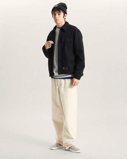 Vans Blue Mcavoy Zip Station Jacket for men