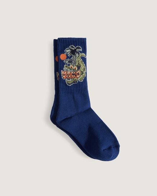 Vans Blue Kids Ticker Crew Socks, Size: Xs ​13-2.5​