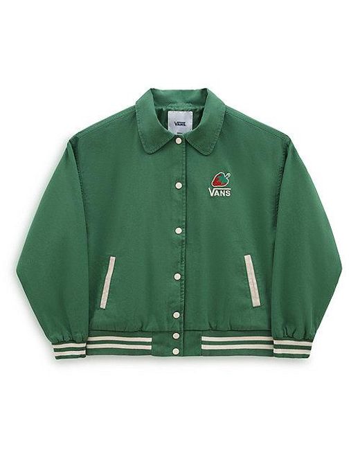 Vans Green Anaheim Sidewall Jacket (Multi Color)
