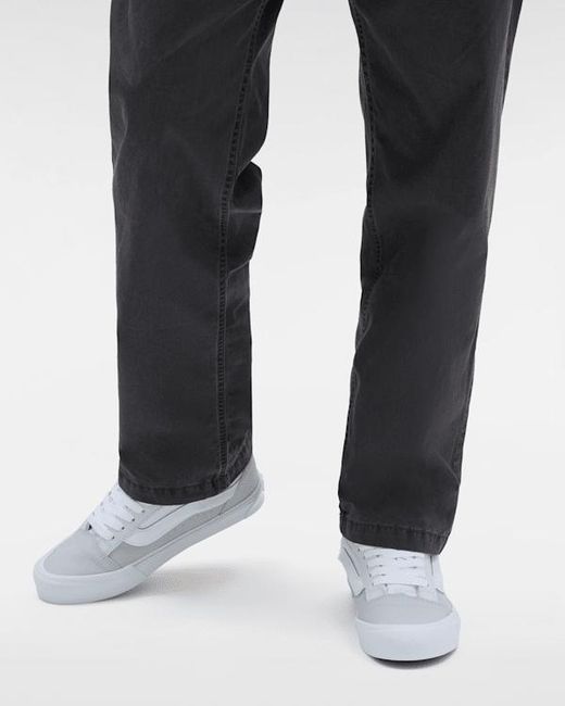 Vans White Knu Skool Shoes for men