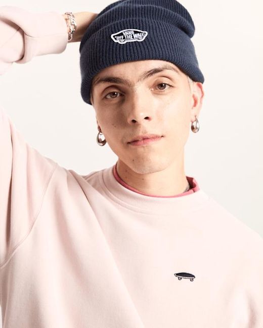 Gorro Classic Con Borde Vuelto De Hombre, Talla Vans de hombre de color Blue