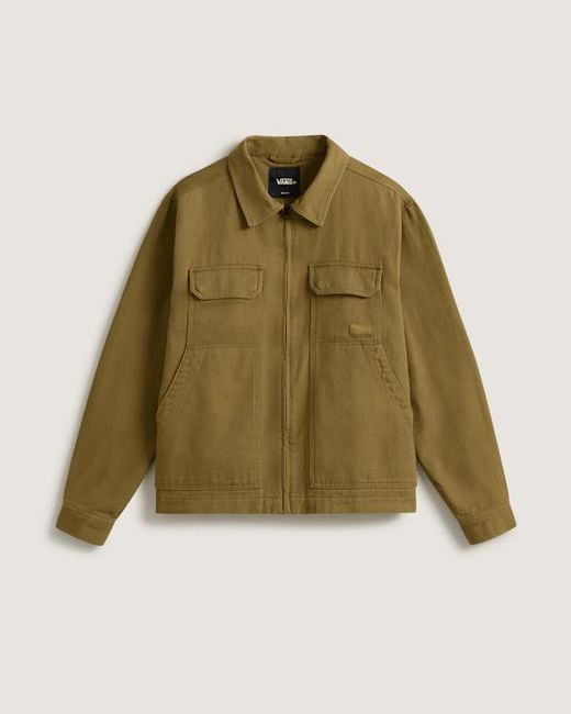 Vans Green Mcavoy Ii Zip Station Jacket for men