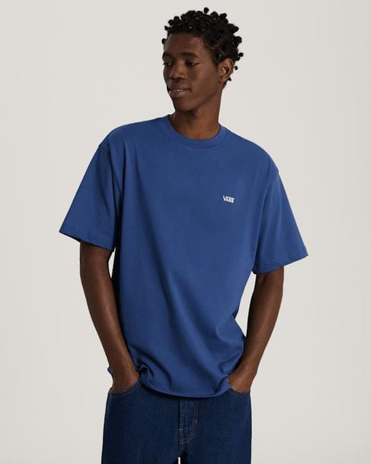Vans Blue Left Chest Ii Logo T-Shirt for men