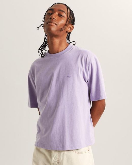 Vans Purple Blurred Face Short T-Shirt for men
