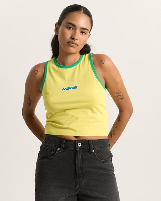Vans Yellow Retro Speed Tank T-Shirt
