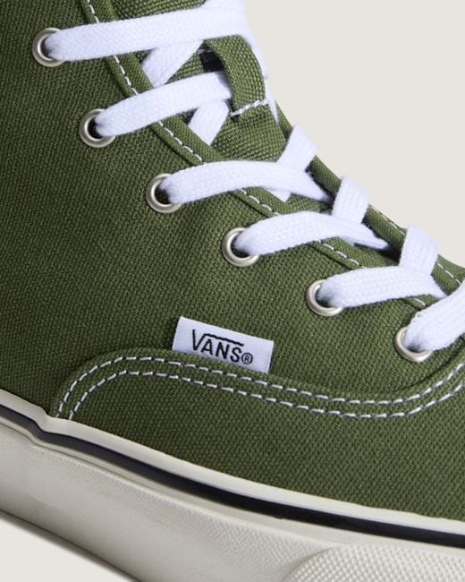 Vans Green Authentic Hi 2.0 Shoes for men
