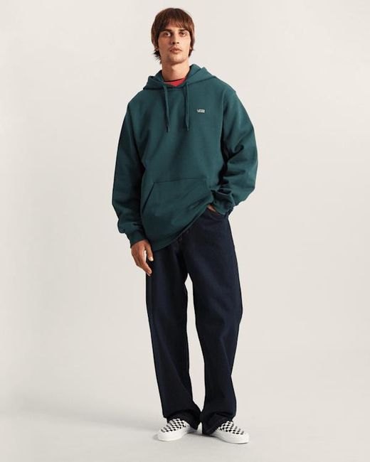 Vans Green Left Chest Ii Loose Pullover Hoodie for men