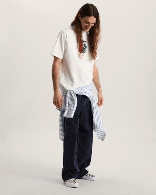 Vans White Feel So Alive T-Shirt for men