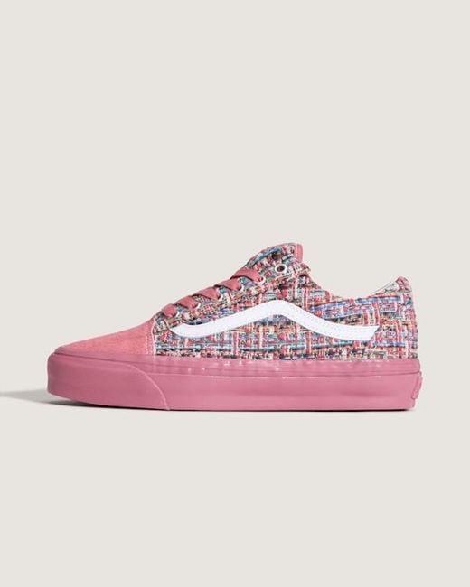 Vans Pink Premium Old Skool Shoes for men