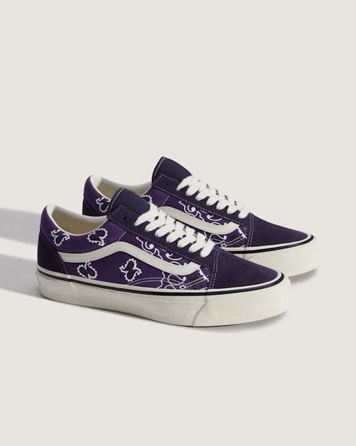 Vans Blue Premium Old Skool Shoes for men