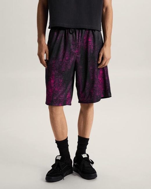 Vans Purple Mesh Wreckpack Shorts for men