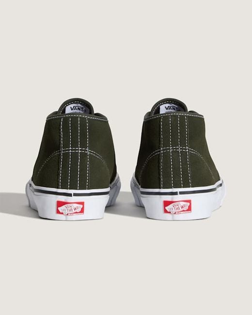 Vans Brown Skate Authentic Mid Shoes for men