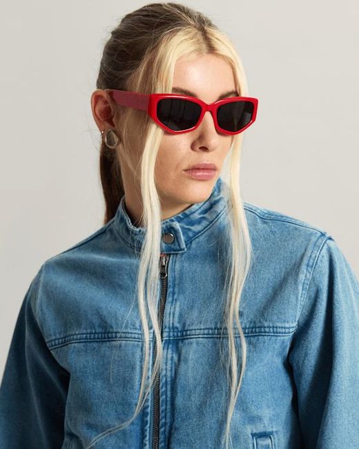 Vans Red Leyden Sunglasses for men