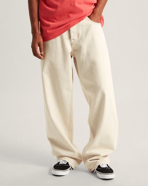 Vans Natural Premium Check-5 Loose Denim Trousers for men