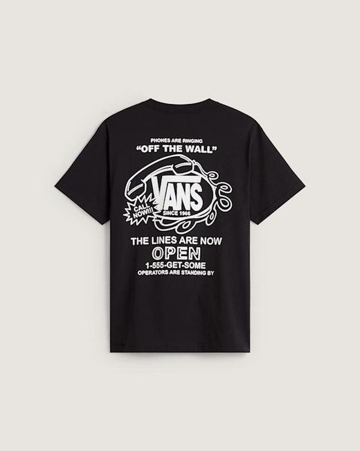 Vans Black Hot Lines T-Shirt for men