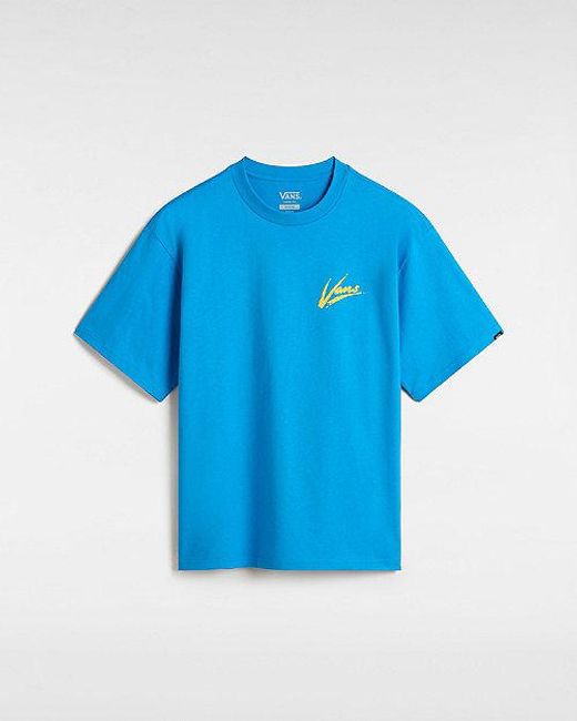 Vans Blue Dettori Loose Fit T-shirt for men