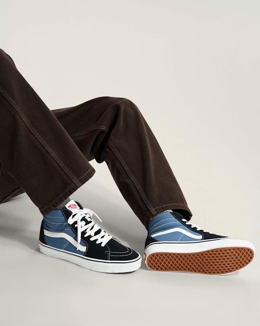 Vans Blue Sk8-Hi Shoes