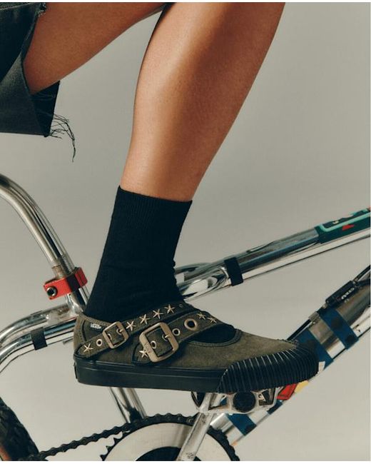 Vans Black Mary Jane Straps Shoes for men
