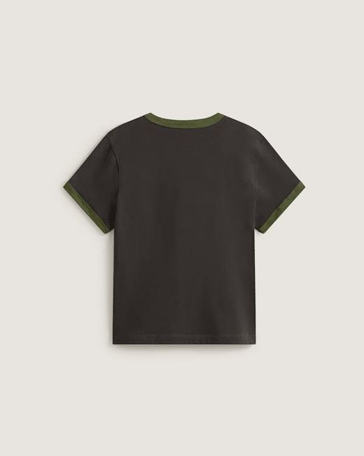 Vans Black Circle V Ringer Tee