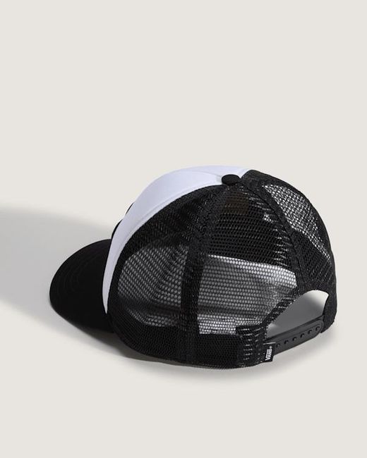 Vans White Classic Patch Curved Bill Trucker Hat for men