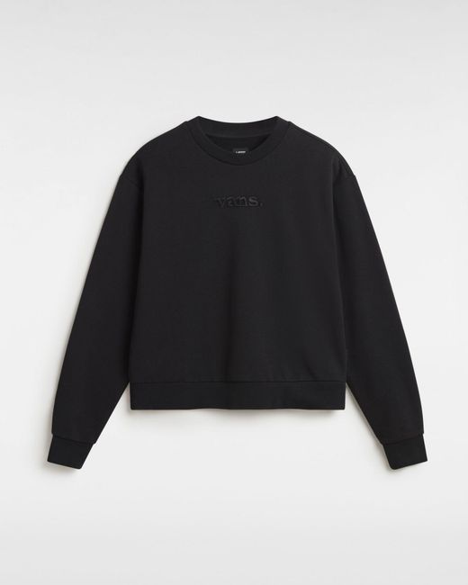 Vans Black Essential Rundhals-sweatshirt