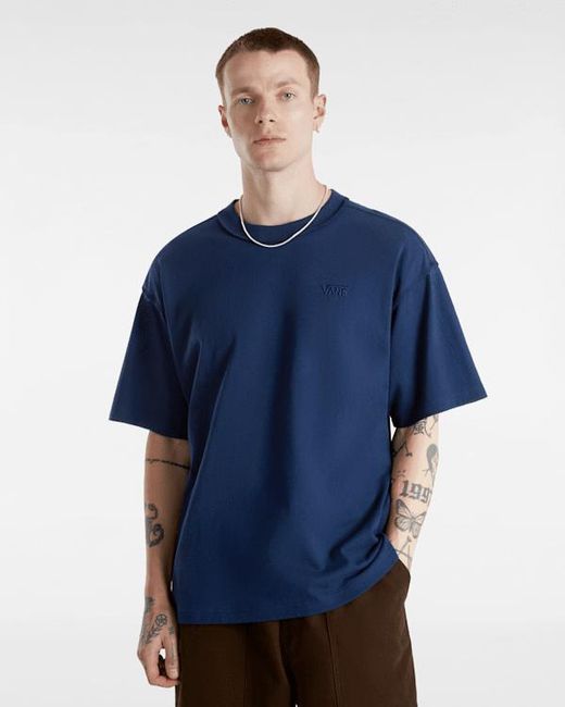 Vans Blue Premium Short Sleeve T-Shirt for men