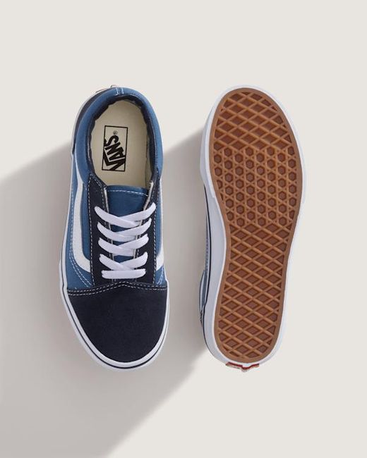 Vans Blue Youth Old Skool Shoes (8-14 Years)