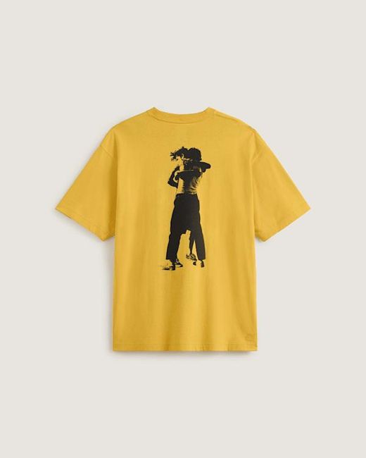 Vans Yellow Skate Hug T-Shirt for men