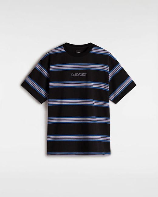 Vans Mesa Stripe T-Shirt, Herren, Größe in Black für Herren