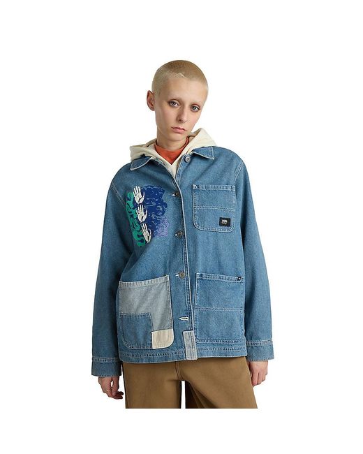 Vans denim hot sale jacket mens