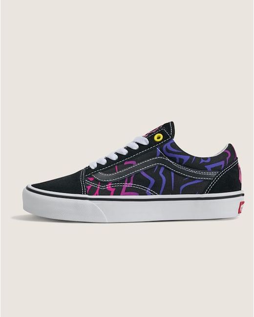 Vans Blue Old Skool Kpop Demon Hunters Shoes for men