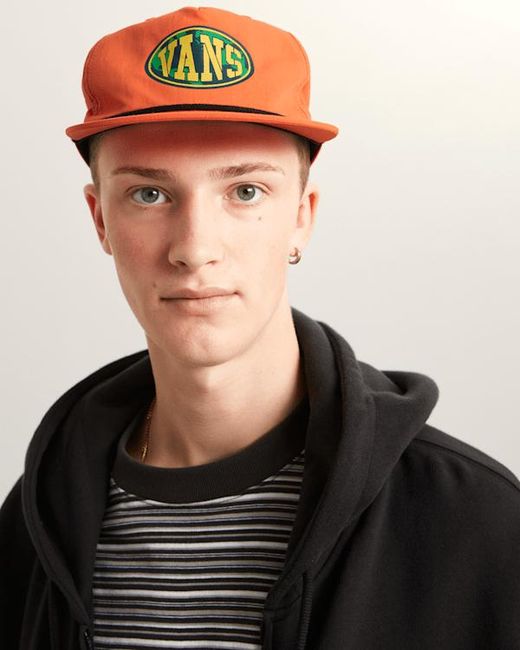 Vans Orange Worldwide94 Unstructured Hat for men