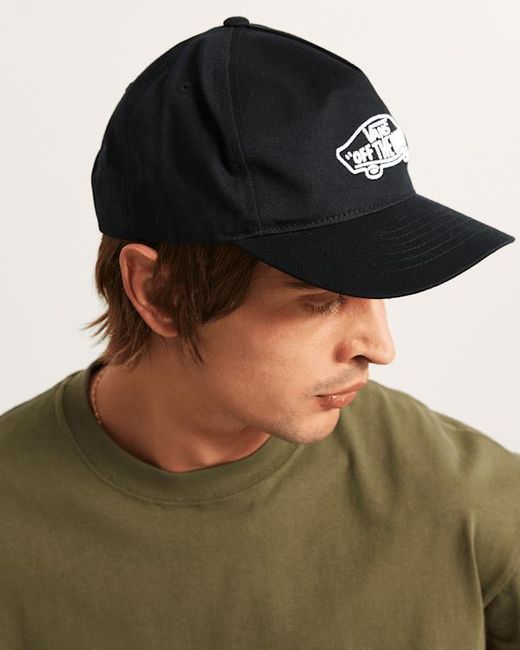 Vans Black Classic Snapback Hat for men