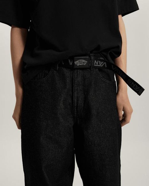 Vans Black Drop V Web Belt for men
