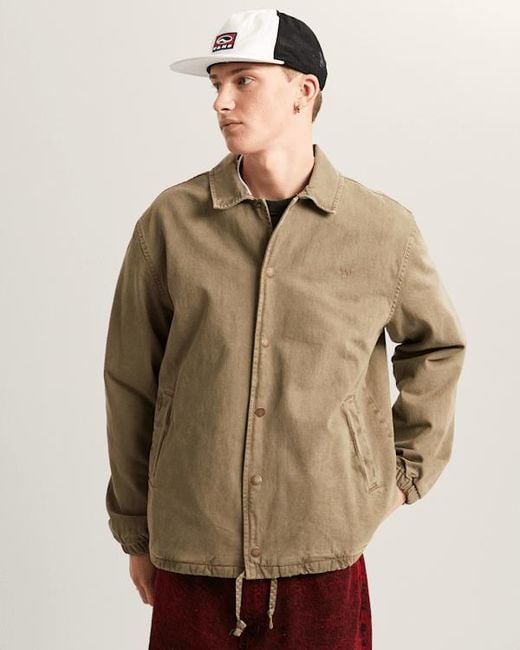 Vans Natural Premium Denim Torrey Coaches Jacket for men