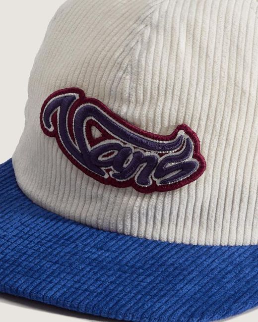 Vans Blue Wavy Script Jockey Hat for men