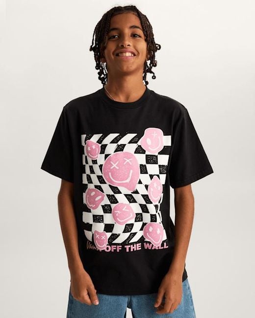 Vans Black Kids Twisted Joy T-Shirt (8-14 Years)
