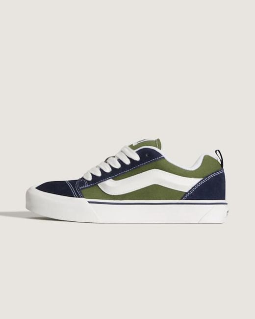 Vans White Knu Skool Shoes for men