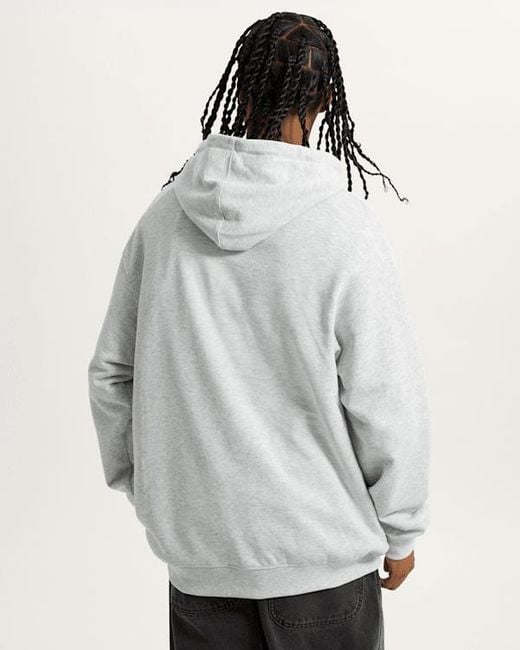 Felpa Con Cappuccio Left Chest Ii, Uomo, Taglia di Vans in Gray da Uomo