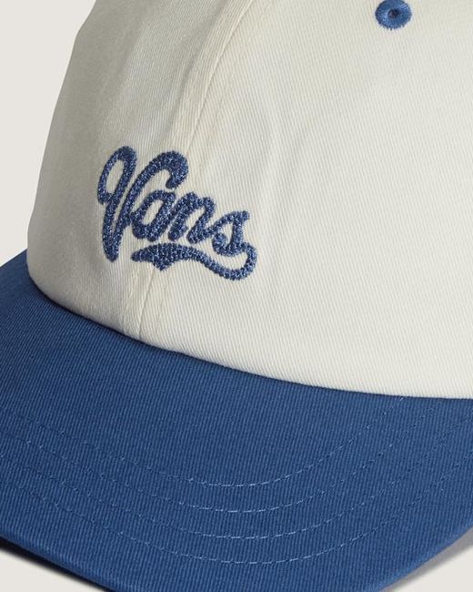 Vans Blue Lefty Script Curved Bill Jockey True for men