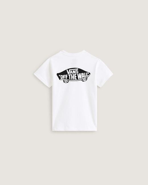 Vans White Little Kids Double Standard T-Shirt (2-8 Years)