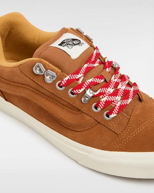 Vans Brown Knu Skool Shoes for men