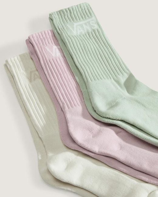 Vans Natural Classic Crew Socks (3 Pairs) Size: L (8.5-12​ for men