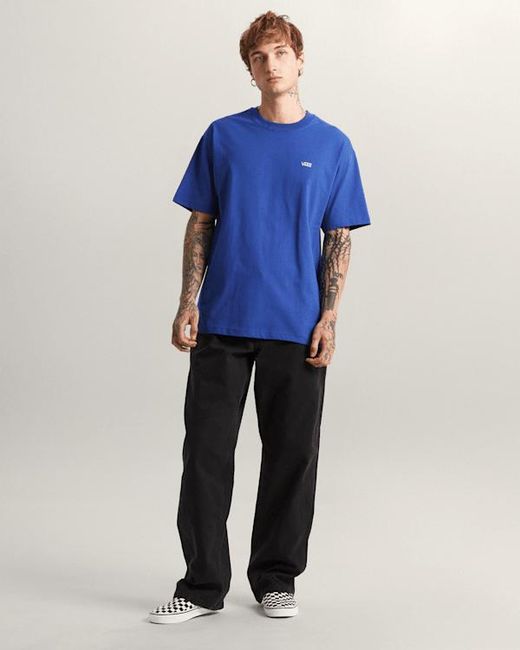 Vans Blue Left Chest Ii Loose T-Shirt for men