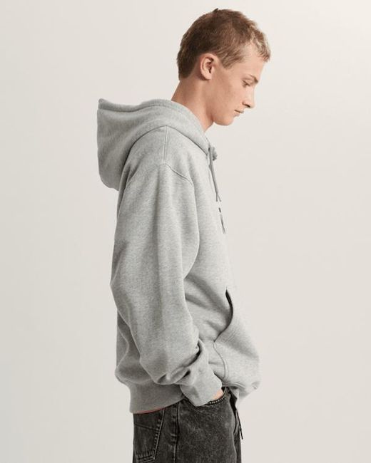 Vans Gray Stretch Logo Pullover Hoodie for men