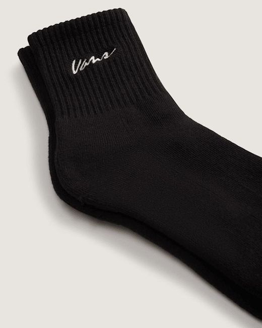 Vans Classic Script Half Crew Socken (1 Paar) Herren, Größe: L (48-51​ in Black für Herren