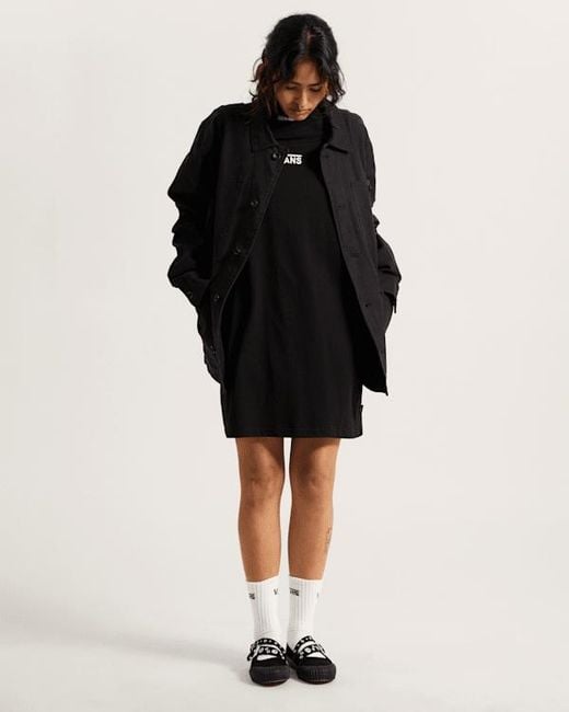 Vestito A Maniche Corte Center Vee, Donna, Taglia di Vans in Black